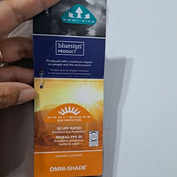 Columbia Womens Hiking Activewear Omni Shade Coral Ridgi Pant Quantum Mauve XL - Picture 11 of 17